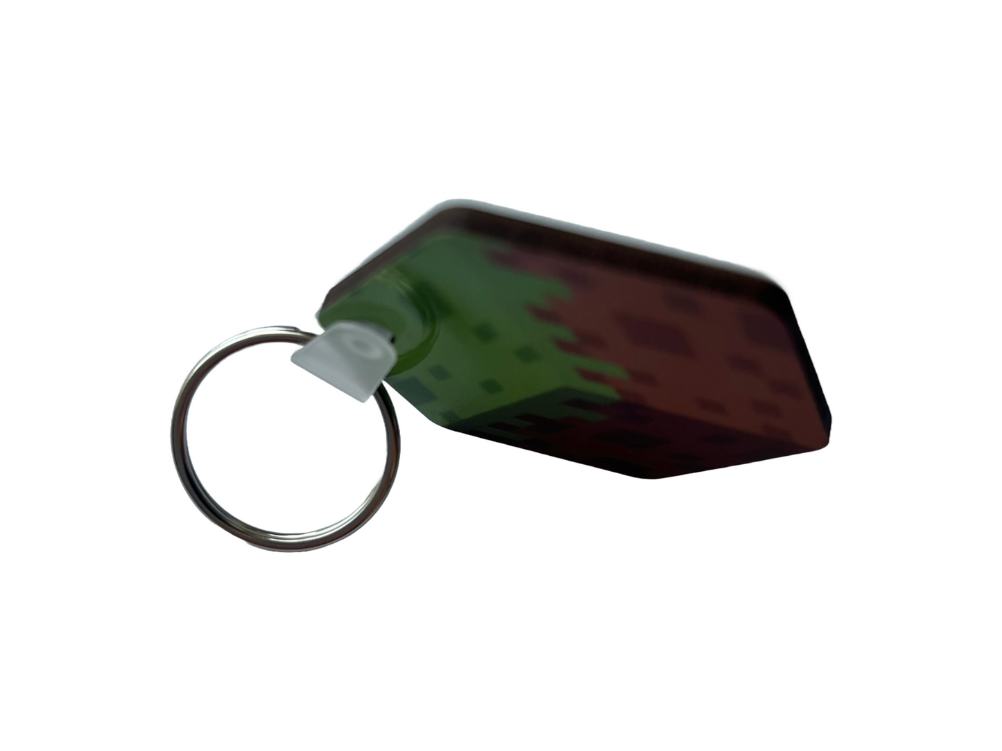 Minecraft - Grass Block Keyring