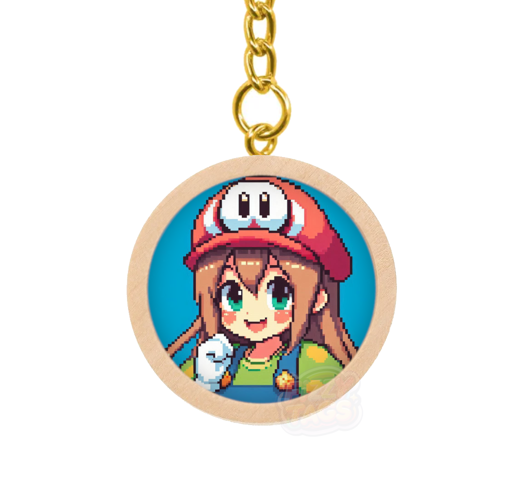 Video Game Keyring - Red Cap
