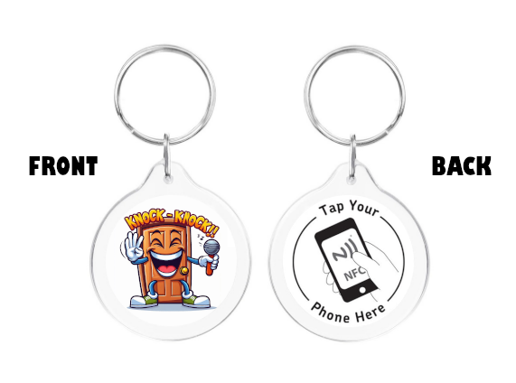Knock-Knock Joke Smart Keyring