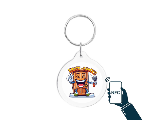 Knock-Knock Joke Smart Keyring