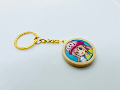 Video Game Keyring - Red Cap